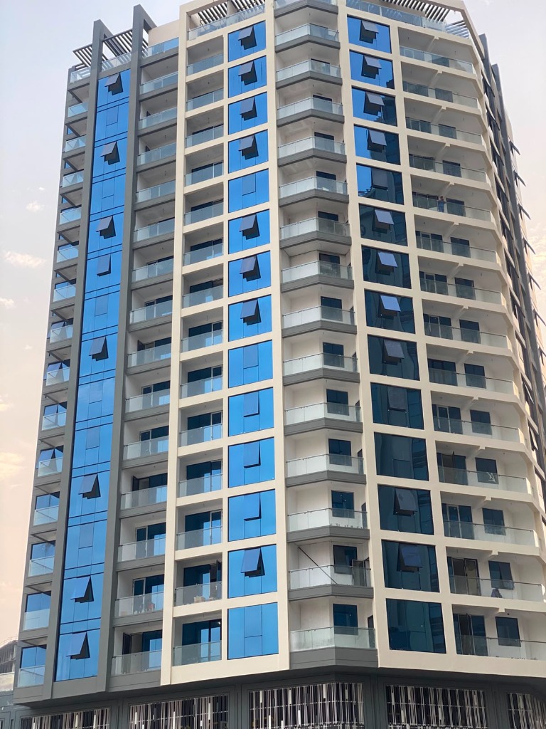 Marina Azure Residential Tower Blue Glazing facade